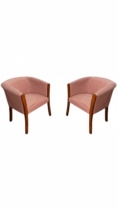 Set poltronas | Felpa palo rosa