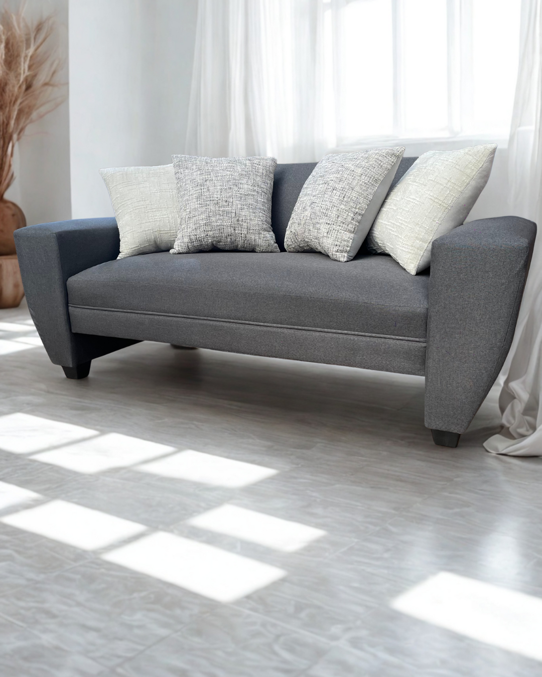 Sofá Prisma Prime | 1.77 Lino gris oscuro