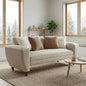 Sofá Sidney wood 1.80| Lino Tokio Crema