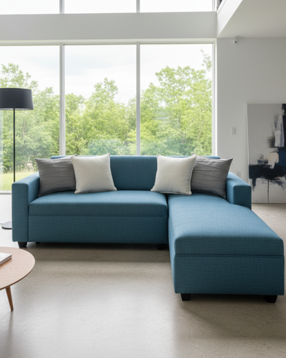 Sofá L Prime – Lino Crudo